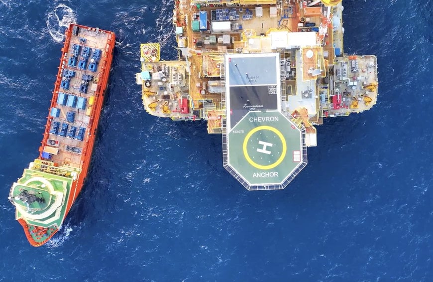 CHEVRON STARTS PRODUCTION AT ANCHOR WITH INDUSTRY-FIRST DEEPWATER TECHNOLOGY